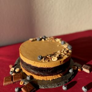 Áfonya- törökmogyoró mousse
