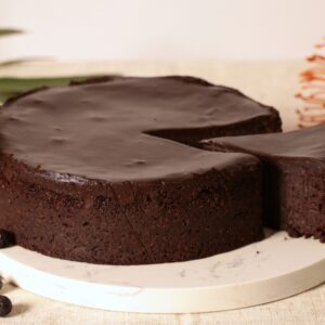 Áfonyás csokis brownie