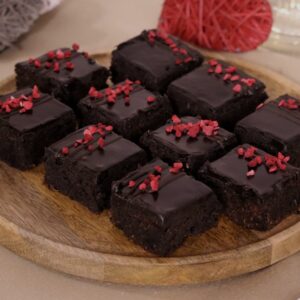 Gyümölcsös brownie kocka